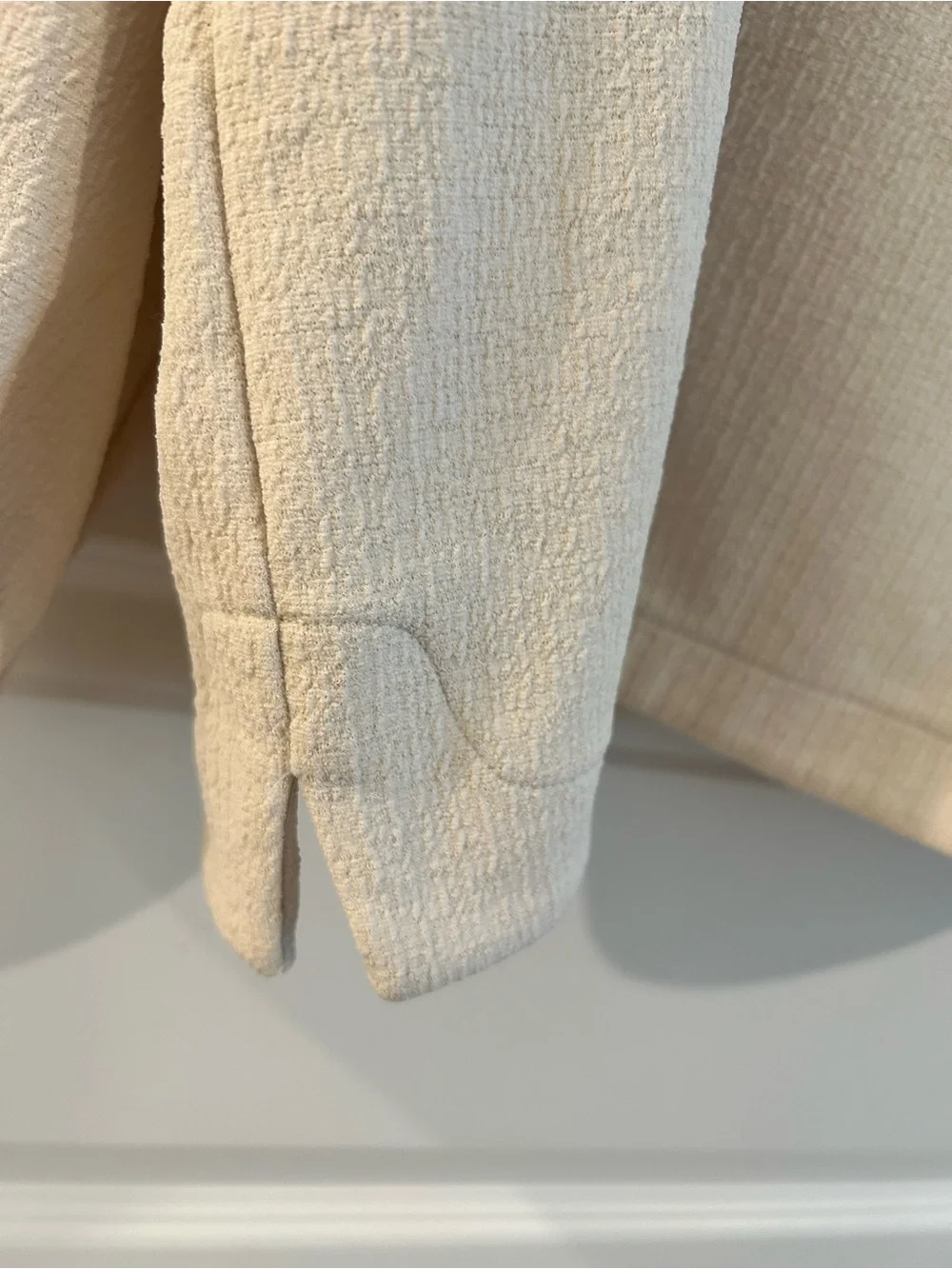 Madewell Square Neck Puff Sleeve Top Cream Size XL
